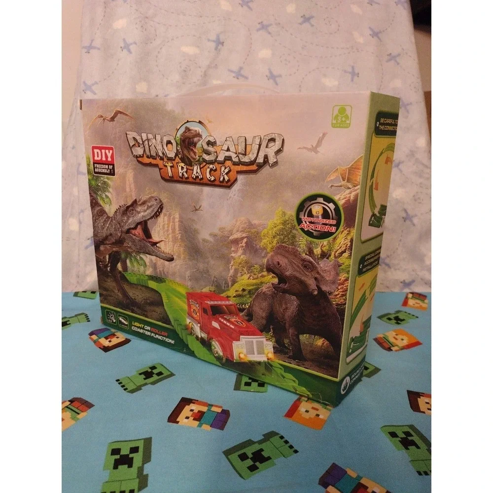 Dinosaur track roller‎ coaster playset